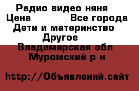 Радио видео няня  › Цена ­ 4 500 - Все города Дети и материнство » Другое   . Владимирская обл.,Муромский р-н